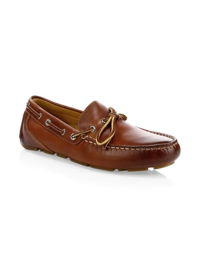 Shop Sperry Men's Gold Cup Harpswell Drivers In Tan