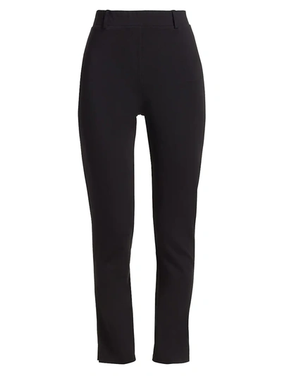 Shop Saks Fifth Avenue Women's Slim Knit Pants In Black