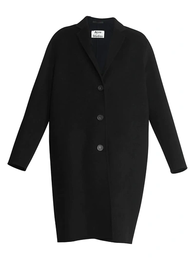 Shop Acne Studios Wool & Cashmere Coat In Black