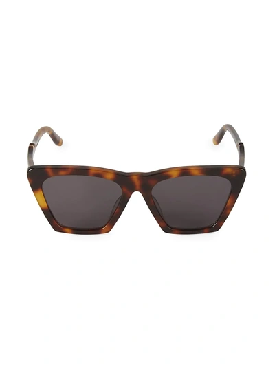 Shop Illesteva 54mm Lisbon Havana Tortoise Sunglasses