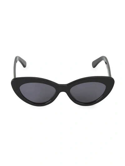 Shop Illesteva Women's 53mm Pamela Cat Eye Sunglasses In Black