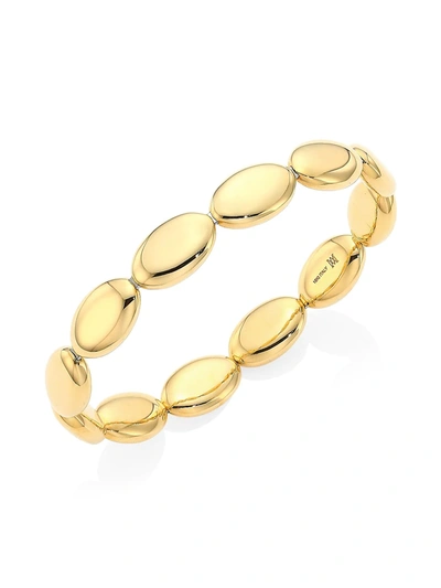 Shop Alberto Milani Via Senato 18k Yellow Gold Bangle Bracelet