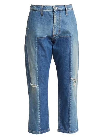 Shop Tre By Natalie Ratabesi The Roma High-rise Straight-leg Jeans In Indigo