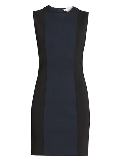 Shop Givenchy Women's Bicolor Punto Milano Sheath Dress In Oxford