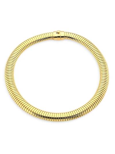 Shop Alberto Milani Via Bagutta 18k Gold Coiled Collar Necklace