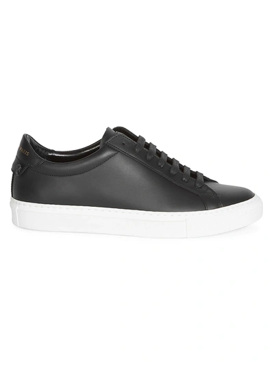 Shop Givenchy Urban Street Leather Sneakers In Black
