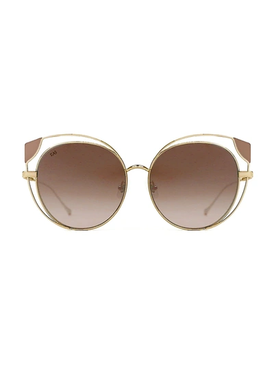 Shop For Art's Sake Women's Vermeer 62mm Faux Pearl Sunglasses In Brown