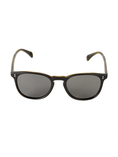 Shop Oliver Peoples Men's Finley Esq 51mm Sunglasses In Black