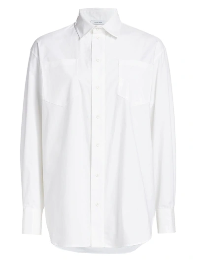 Shop Artica Arbox Women's Oversized Shirt In Optical White