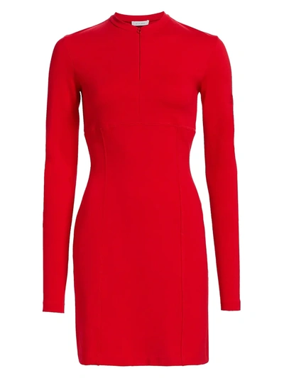 Shop Artica Arbox Women's Mockneck Sheath Dress In Red