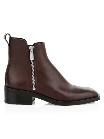 Shop 3.1 Phillip Lim / フィリップ リム Women's Alexa Leather Ankle Boots In Chocolate