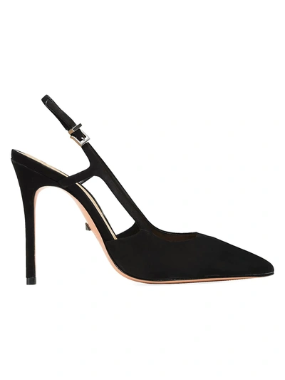 Shop Schutz Women's Boris Suede Slingback Pumps In Black