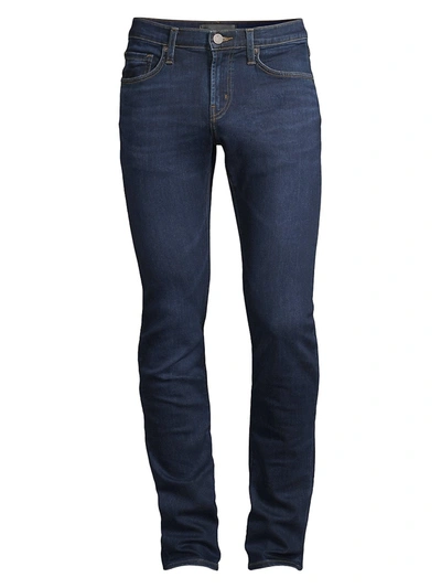 Shop J Brand Tyler Gleeting Low-rise Slim-fit Jeans In Blue