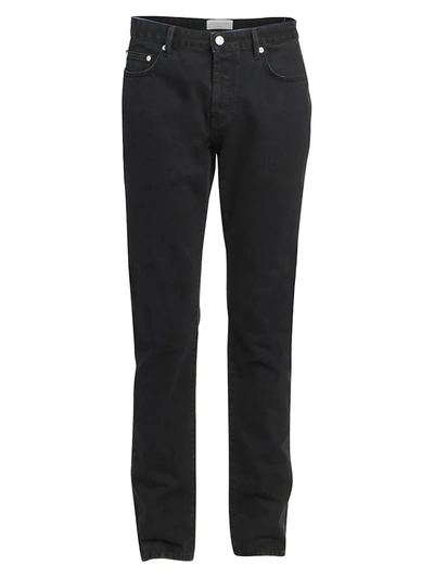Shop Officine Generale Officine G N Rale Kurt Straight Jeans In Black