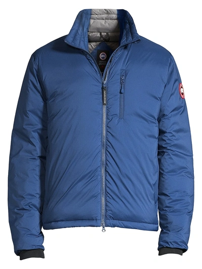 Shop Canada Goose Lodge Down Fill Jacket In Northern Night