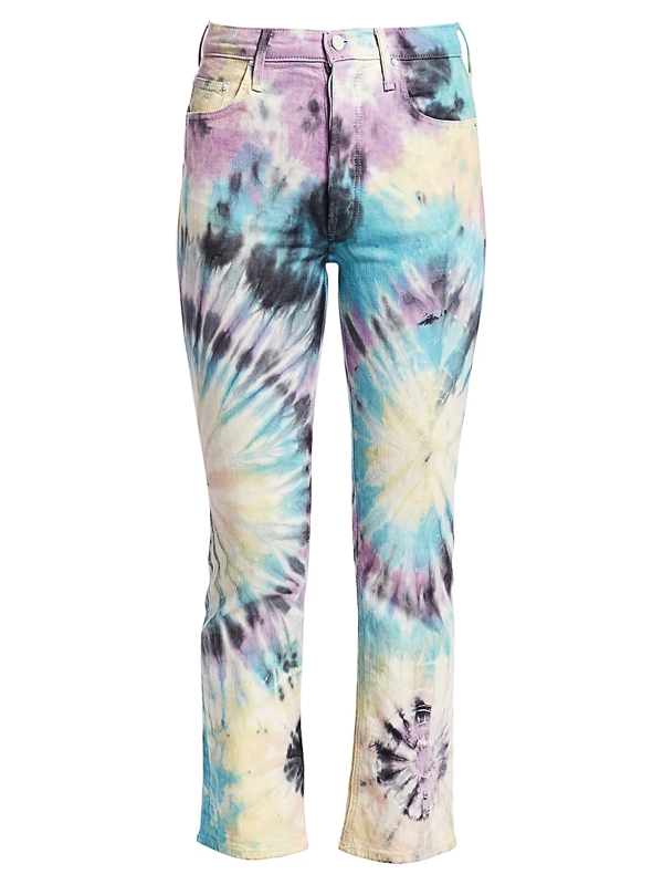 tie dye jeans women