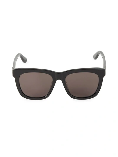 Shop Saint Laurent Women's 55mm Square Sunglasses In Black