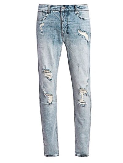 Shop Ksubi Men's Sign Of The Times Van Winkle Trashed Dreams Skinny Jeans