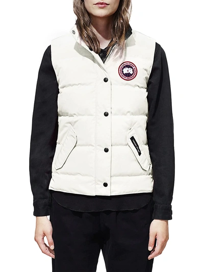 Shop Canada Goose Women's Freestyle Vest In Early Light