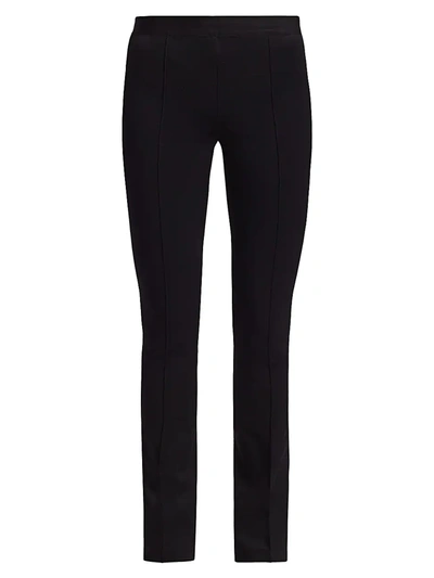 Shop Helmut Lang Women's Pintuck Leggings In Black