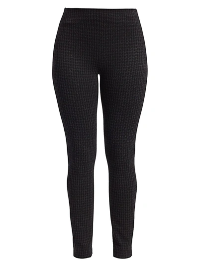 Shop Theory Houndstooth Leggings In Neutral