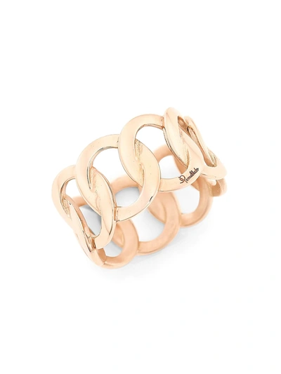 Shop Pomellato Women's Brera 18k Rose Gold Chain Ring