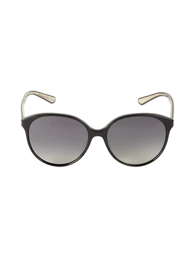 Shop Oliver Peoples Women's Brooktree 58mm Round Sunglasses In Black