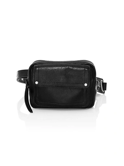 Shop Frye Women's Gia Leather Belt Bag In Black