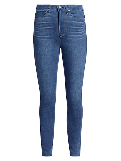 Shop Paige Jeans Margot High-rise Crop Ultra Skinny Jeans In Cala