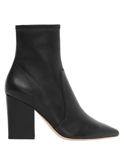 Shop Loeffler Randall Women's Isla Leather Ankle Boots In Black