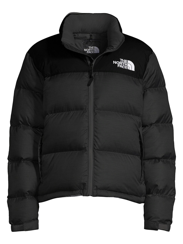 The North Face Women S 1996 Retro Nuptse Relax Fit Nylon Down Puffer Jacket In Black Modesens