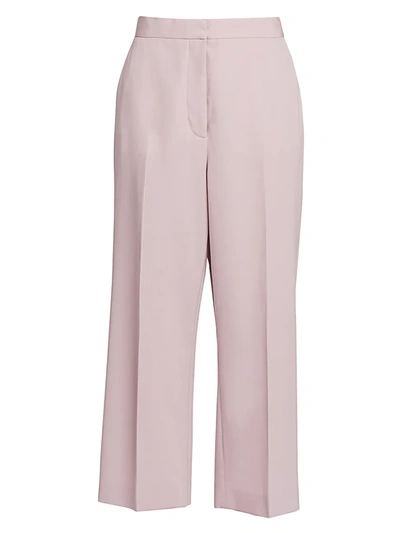 Shop Stella Mccartney Stretch-wool Trousers In Lilac