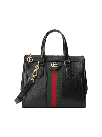 Shop Gucci Women's Ophidia Small Tote Bag In Black