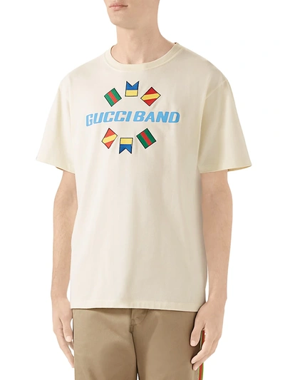 Shop Gucci Blade Print T-shirt In Sunkissed Beige