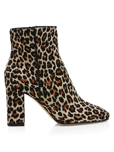 Shop Nicholas Kirkwood Women's Elements Leopard-print Ankle Boots In Natural