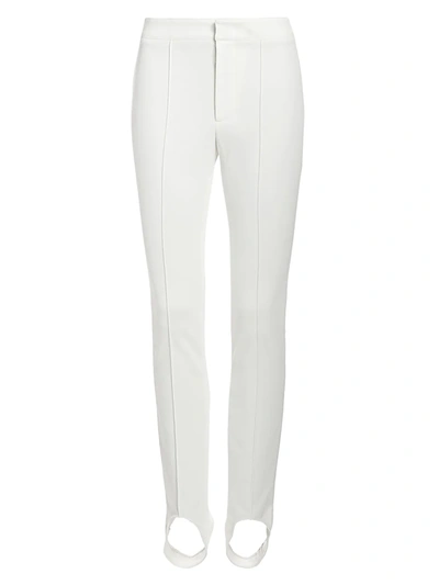 Shop Moncler Women's Grenoble Stirrup Ski Pants In Off White
