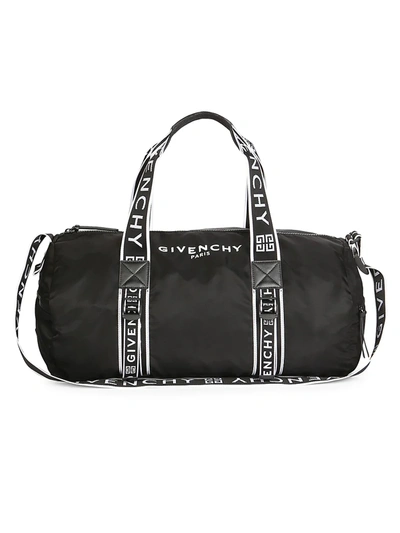 Shop Givenchy Light3 Packable Gym Bag In Black White