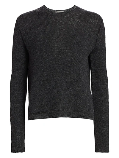 Shop The Row Imani Crew Sweater In Charcoal