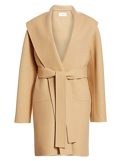 Shop The Row Women's Maddy Belted Coat In Chamois