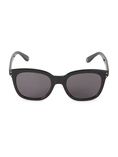 Shop Gucci 52mm Square Sunglasses In Black