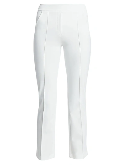 Shop Chiara Boni La Petite Robe Women's Nuccia Stretch Jersey Crop Pants In White