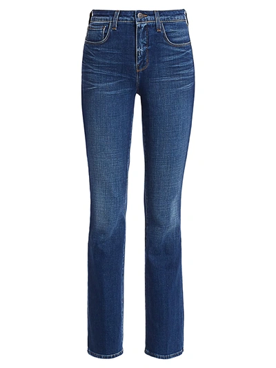 Shop L Agence Oriana High-rise Straight-leg Jeans In Nova