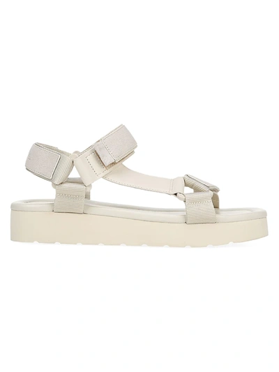 Shop Vince Women's Carver Flatform Sport Sandals In Off White