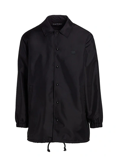 Shop Acne Studios Men's Oscoda Face Jacket In Black