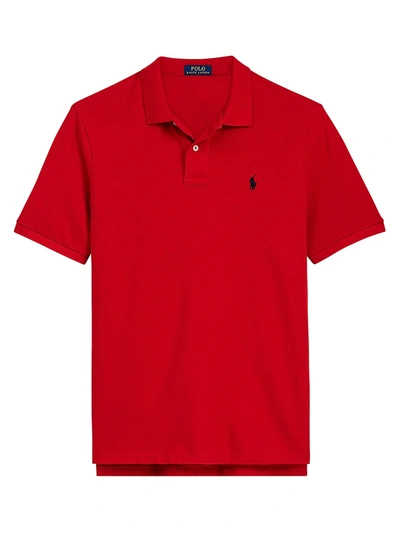 Shop Polo Ralph Lauren Men's Slim-fit Polo In Red