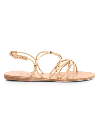 Shop Ancient Greek Sandals Women's Pasifai Flat Slingback Sandals In Natural