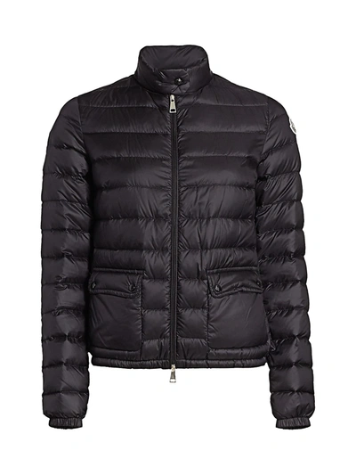Shop Moncler Lans Down Puffer Jacket In Black