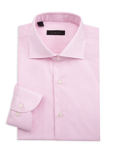 Shop Saks Fifth Avenue Collection Pinstripe Dress Shirt In Pink