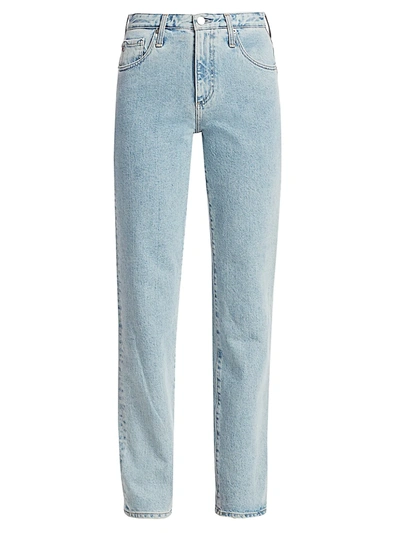Shop Ag Alexxis Mid-rise Straight Jeans In 1992 Primer