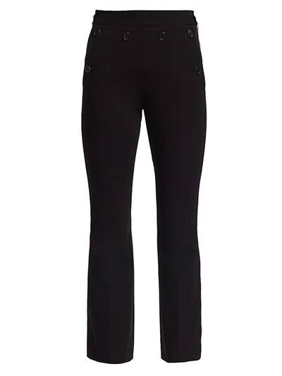 Shop Helmut Lang Rider Crop Trousers In Black